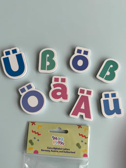 Extra Alphabet Letters - Germany/Austria/Switzerland