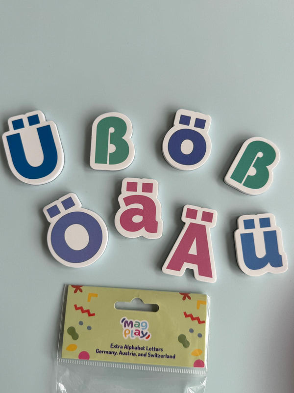 Extra Alphabet Letters - Germany/Austria/Switzerland